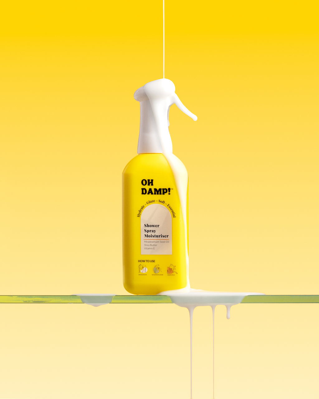 Shower spray moisturizer